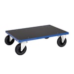 Flakvagn Blå 1200x800mm 500kg