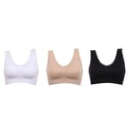 Sömlös bh, 3-pack