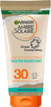 Garnier Ambre Solaire SPF 30 Water Resistant High Protection Sun Cream Lotion, &