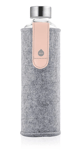 EQUA vattenflaska glas 750ml Textil Pink Breeze