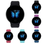 Smart Watch D19 Bt4.0 Sleep Monitoring Fitness E Light Blue