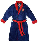 Arsenal Mens Dressing Gown Bathrobe 100% Official Soft Fleece S M L Xl