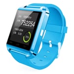 eStore Smartklocka / Smartwatch U8, Android Och Ios - Ljusblå