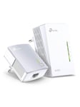 TP-Link TL-WPA4221 KIT 300Mbps AV600 Wi-Fi Powerline -laajennussarja aloituspakkaus Homeplug / PowerLine