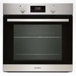 Indesit IFW6340IX Aria Built In 60cm Electric Single Oven Stainless Steel A