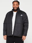 Adidas Plus Size 3Stripe Insulated Jacket - Black