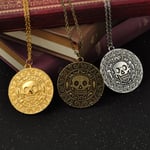 New Fashion Vintage Pirates Of The Caribbean Aztec Coin Skull P