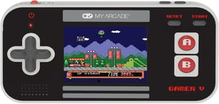 My Arcade- Gamer V-Neck Console Gaming - Red/Grey/Black New