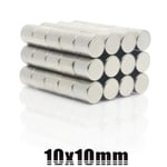 4st Neodymmagneter Runda / N35 Magnet 10 Mm X Magneter Krom