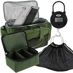 DNA NGT Coarse Carp Fishing Unhooking Insulated Tackle Carryall Bag Set With Digital Scale Sling Stiff Rig Wallet Great Value Kit!