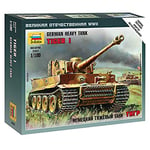 Zvezda 500786256–1 : 100 Allemand Heavy Tank Tiger I