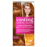 Coloration Cheveux 7.34 Miel Ambré Casting Creme Gloss - La Boîte