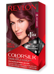 Revlon Colorsilk Permanent Hair Colour Dye - 34 Deep Burgundy