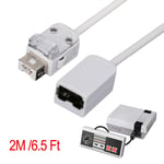 Câble D'extension Pour Manette De Jeu Wii, 2m/6.5ft, Câble D'extension Pour Manette Nintendo Classic Mini Nes