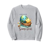 Earth Day April 22 Save The Ocean Row Boat Star Sweatshirt