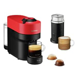 Nespresso Vertuo Pop Bundle by Breville Spicy Red