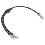 3,5 mm Honkontakt till Honkontakt Adapterkabel Stereo HiFi Kanal 1 till 2 Kontaktkabel för Hörlurar Telefon Surfplatta 0,3 m 3,5 1 Honkontakt till 2 Honkontakt
