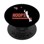 Hoops Basketball Joueurs Entraîneurs Fans Bball Funny Basketball PopSockets PopGrip Interchangeable