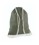 Westford Mill Cotton Gymsack - Olive Green - One Size