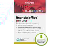 Lexware Financial Office Pro 2025 "Unbegrenzte Laufzeit" Download, Bokföring, Esd (Electronic Software Download), Tyska, Windows 11 Enterprise X64, Windows 10, Windows 11 Home, Windows 10 Education, Windows 11 Pro,...