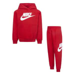 Nike Combinaison pour enfant Club Fleece Rouge Code 86L135-U10, rouge/blanc, 6-7 ans