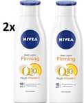 2x Nivea Q10 + Vitamin C Firming Body Lotion for Normal Skin 250ml