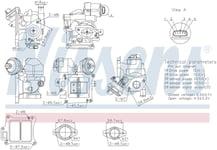 EGR-ventil Nissens - Volvo - V70, V60, Xc60, V40, Xc70, S60, S80