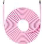 Nielsen Light tygledning 2x0,75 mm², 4 meter, rosa