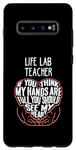 Galaxy S10+ I Train Life Lab Super Heroes - Teacher Graphic Case