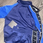 Baby Boys Nike Tape Tracksuit Age 18 Months Navy Blue Poly New Tags