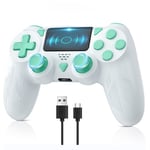 For Playstation 4 PS4 Controller Wireless Bluetooth Dual Vibration Gamepad White