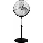 Purline - Ventilateur industriel sur pied 120W avec hauteur régable - Argent