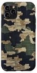 iPhone 11 Pro Cross Stitch Style Camouflage Pattern Case