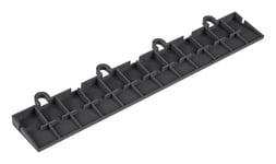 PELA Kantlist till garagegolv 30x30 cm, grå, 10-pack