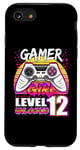 iPhone SE (2020) / 7 / 8 Gamer Girl Level 12 Unlocked Video Game 12nd Birthday Girls Case