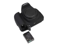 Silicone Camera Case Compatible For Canon EOS 850D Protective Rubber Soft Camera Gel Cover Bag Black