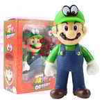 Super Mario Odyssey Actionfigur Cartoonmodell Dock Samlarobjekt Leksak Ornament Dekoration Barnfödelsedagspresent [HK] Green
