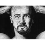 Wee Blue Coo Ed Norton American History X Wayne Maguire Premium Wall Art Canvas Print 18X24 Inch