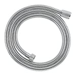 GROHE VitalioFlex Metal - Shower Hose 1.5 m, (Tensile Strength 50 kg, Pressure Resistance Up to 5 Bar, Heat Resistance 70°C, Universal Connection G 1/2" x 1/2"), Chrome, 22108000