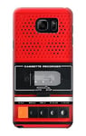 Red Cassette Recorder Graphic Case Cover For Samsung Galaxy Note 5