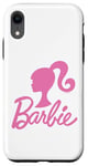 Coque pour iPhone XR Barbie - Logo Barbie Pink