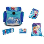 Frost School laukku tarvikkeineen Frozen koululaukku 75650