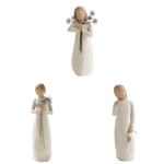 Willow Tree Mother with 2 Daughters Figurine Set