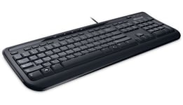 Microsoft Wired Keyboard 600 tastatur USB Sort