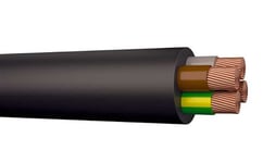 Gummikabel 4-ledare 1,5mm2 H07RN-F (löpmeter)