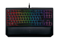 Razer BlackWidow Tournament Edition Chroma V2 – Linear & Quiet Mechanical Gaming Keyboard, Compact Layout Backlit and RGB [Italian Layout]