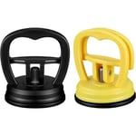 2 st Bilbucklor Reparationsverktyg Dent Sugkopp Bil Dent Lifter Car Dent Remover, glas, (svart, gul)