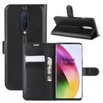 OnePlus 8 PU Wallet Case Black