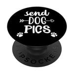 Paw Print Phone Grip Holder,Send Dog Pics I Love Dogs Lovers PopSockets Swappable PopGrip