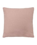 furn. Malham Shearling Fleece Square Feather Filled Cushion - Pink - One Size